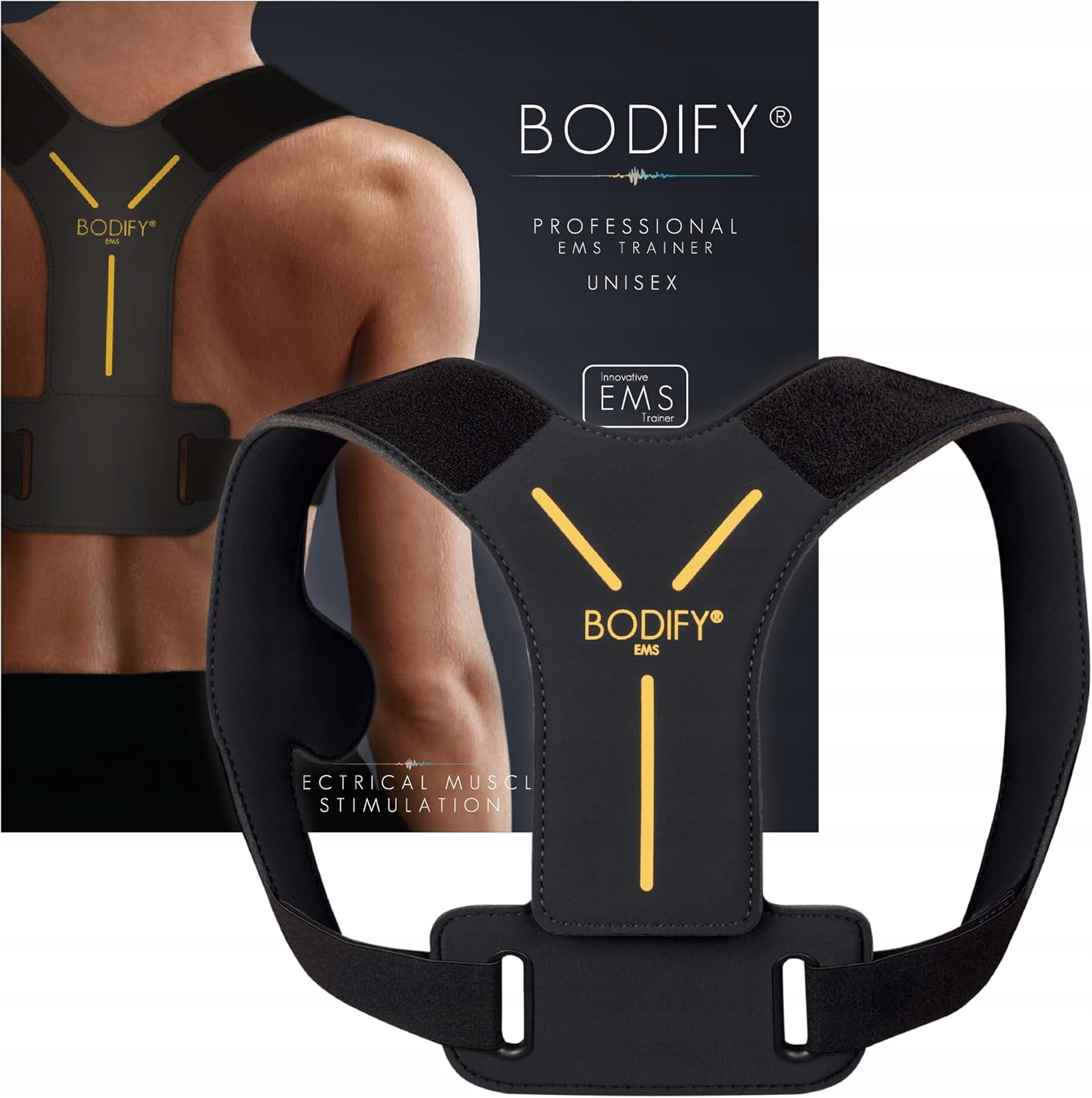 Bodify Ems Pro Trenér krku Elektrostimulátor šíjových svalů trénink Ems