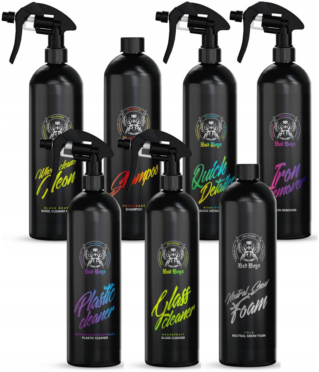 RR Customs RRC Bad Boys Mega Zestaw Kosmetyków Do Auta Detailing Prezent