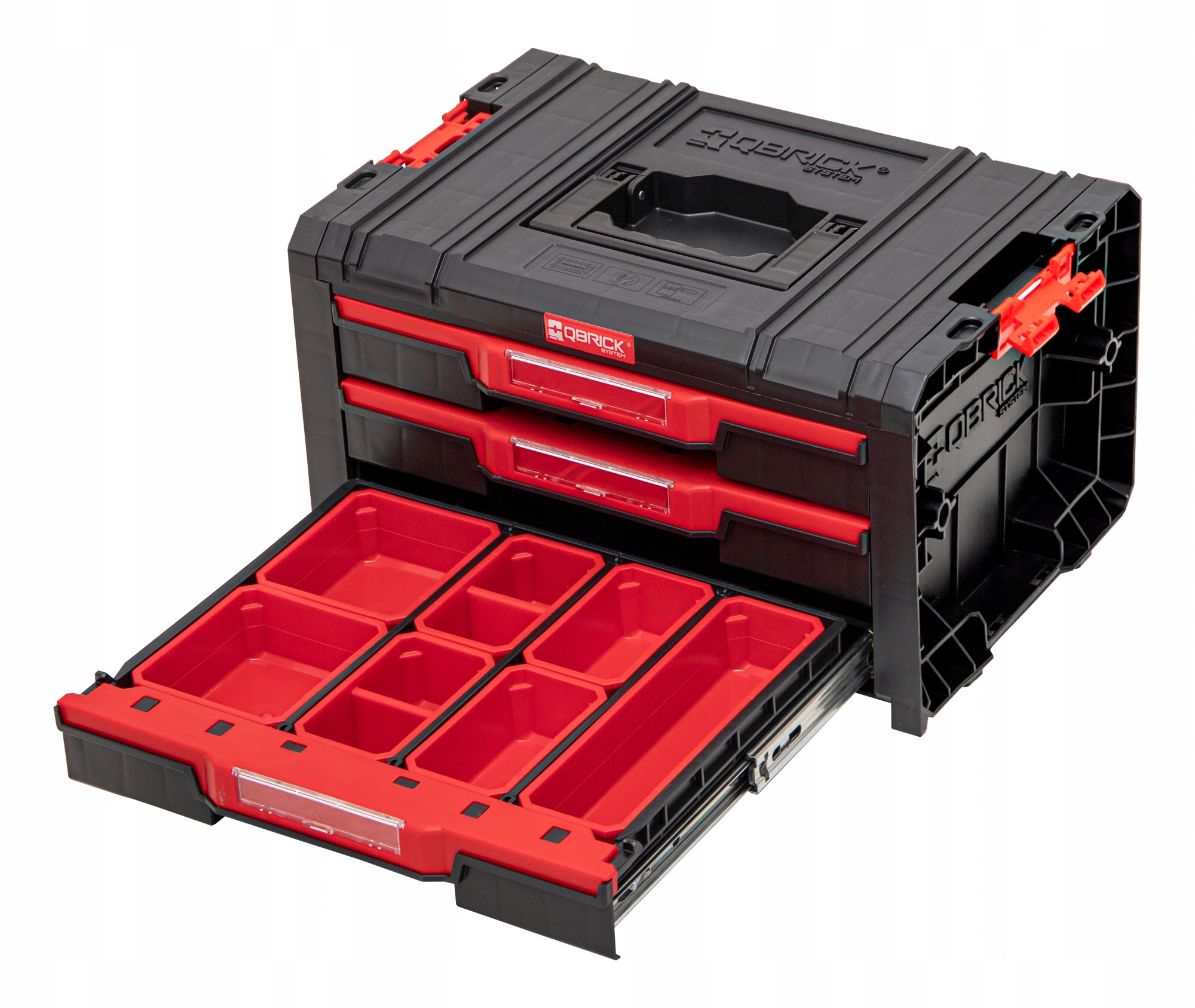 Skrzynka z szufladami Qbrick System PRO 2.0 DRAWER 3 TOOLBOX EXPERT Długość 45 cm