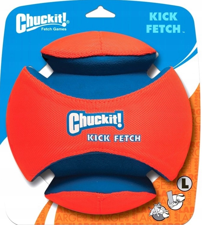 Chuckit! Zabawka Dla Psa Piłka Kick Fetch L Duża Wytrzymała Gryzak