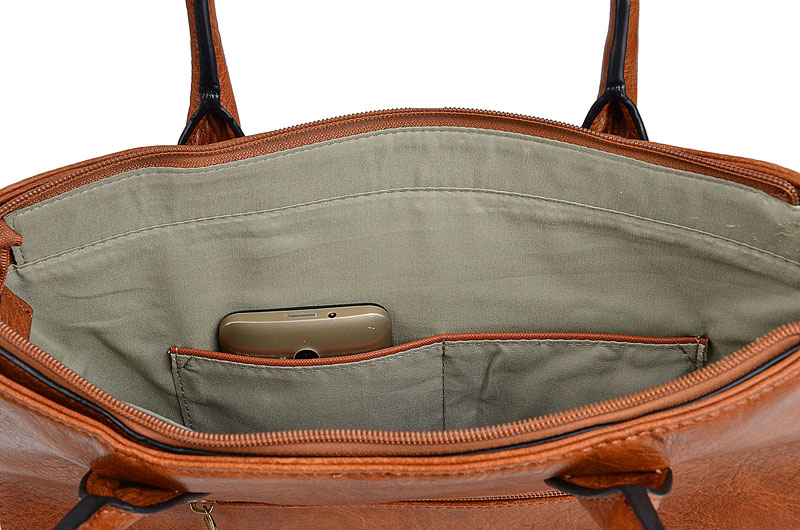 FLORA&CO TOREBKA damska SHOPPER klasyk A4 pasek Wielkość duża (mieszcząca A4)