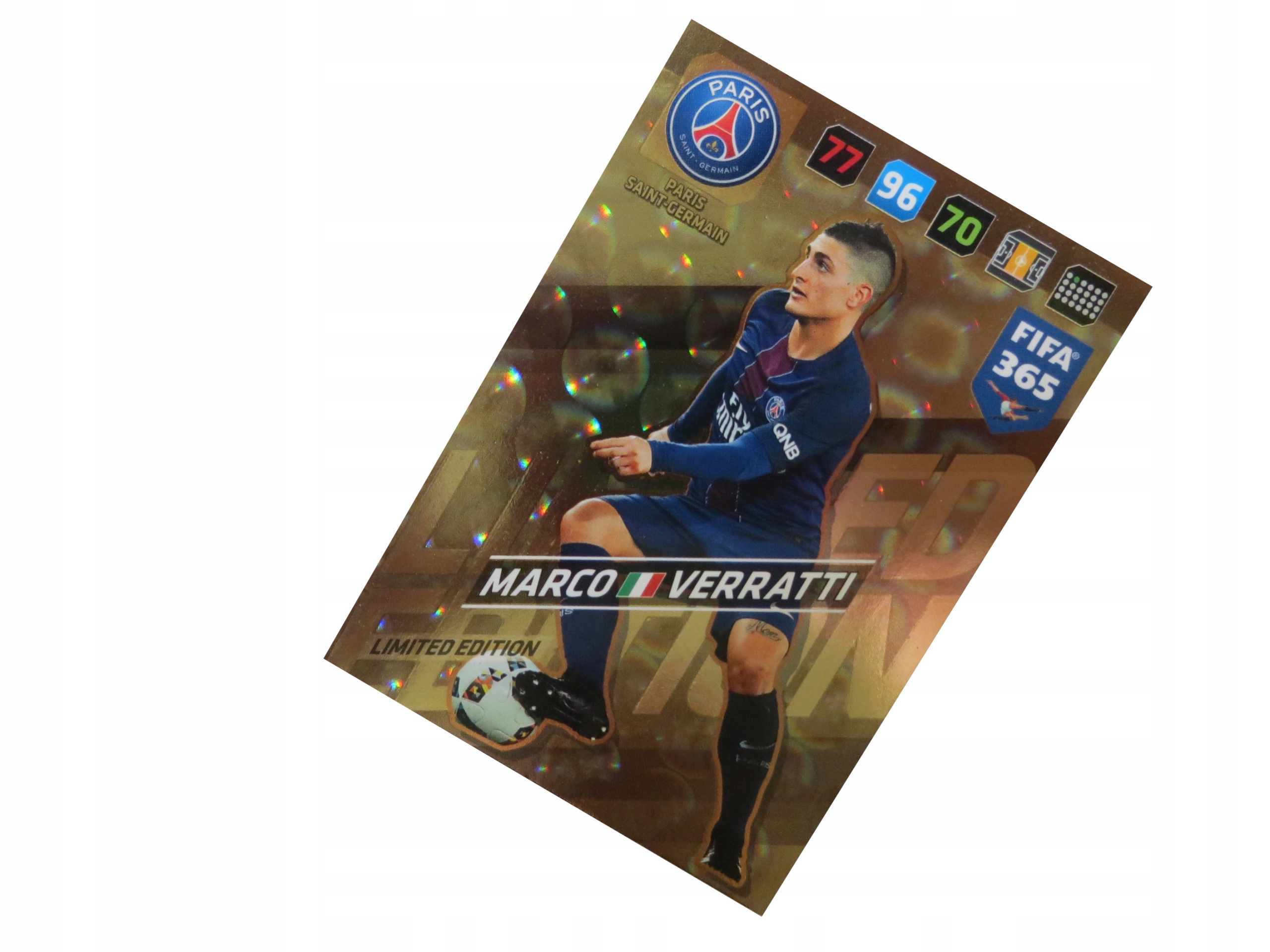 Panini Fifa 365 2018 Karty Piłkarskie Mała Karta Limited Marco Verratti Psg