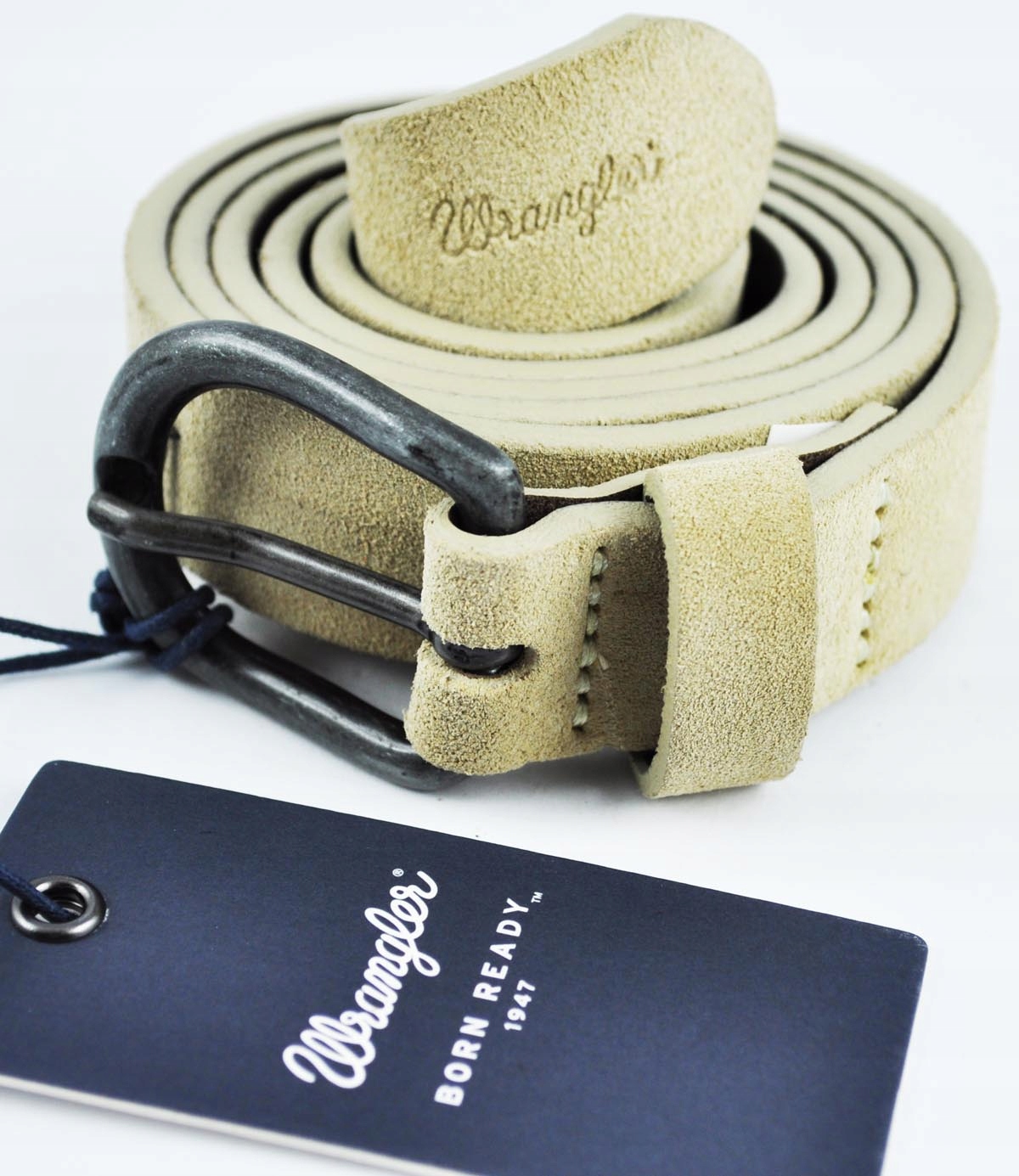

Wrangler pasek skórzany Suede Belt whitecap _ 85