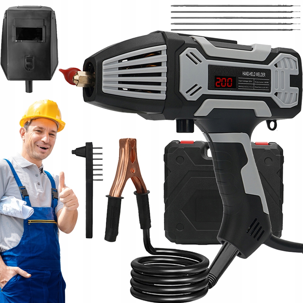 Ruční Svářečka 250A Malá Praktická Igbt Inverter Chlazení 3000W