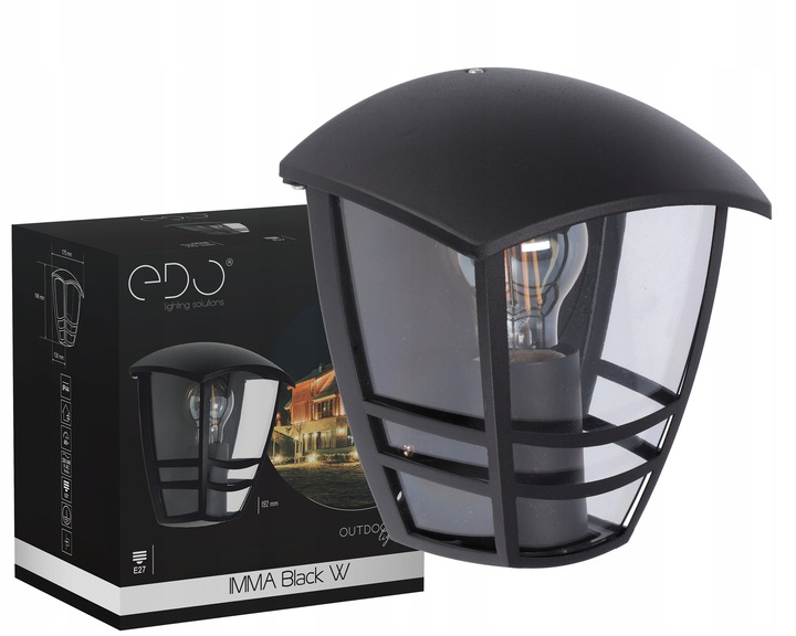 

Lampa Kinkiet Ogrodowy Elewacyjna Zewnętrzna IP44