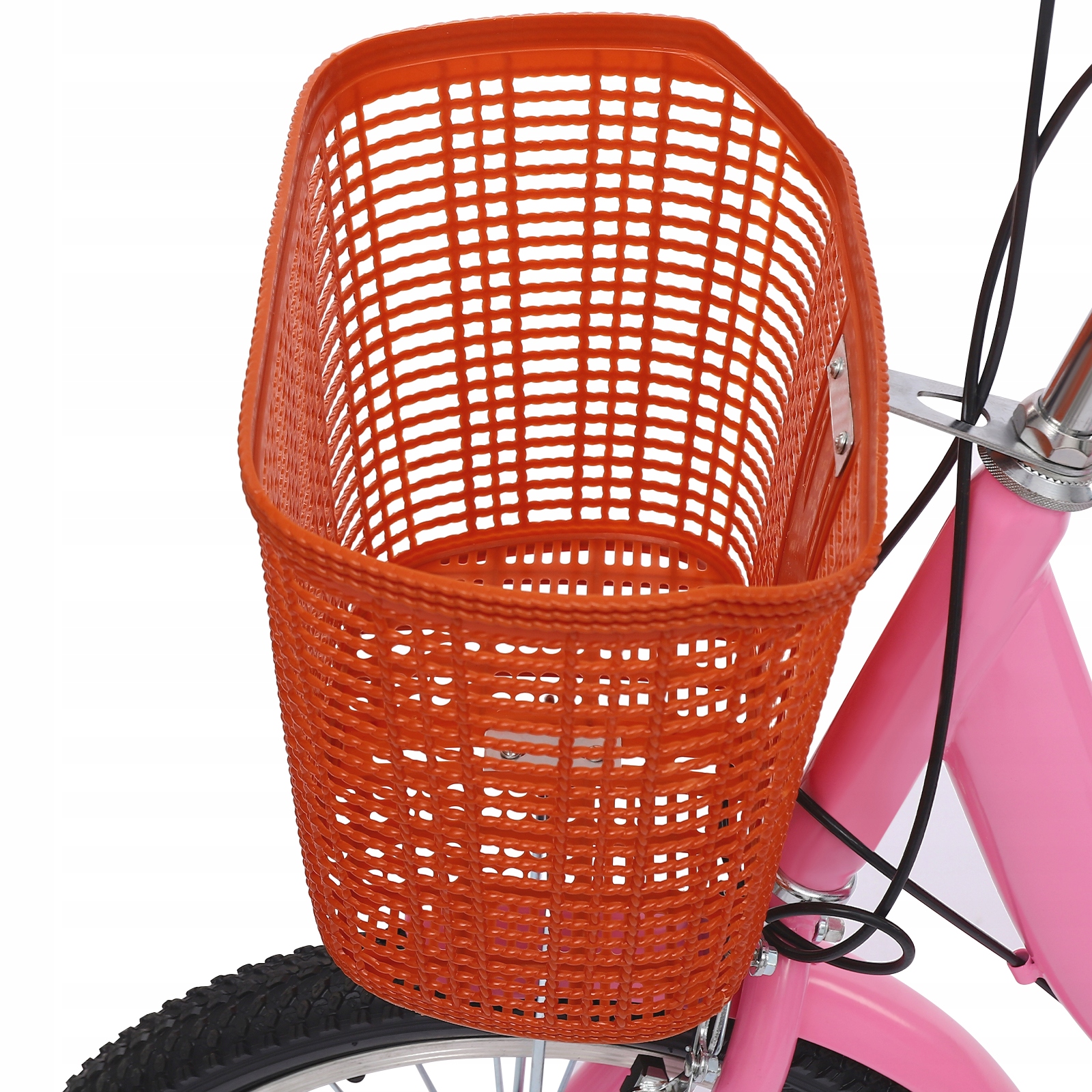 Różowy trójkołowiec 155X102CM Hamulce V-brake