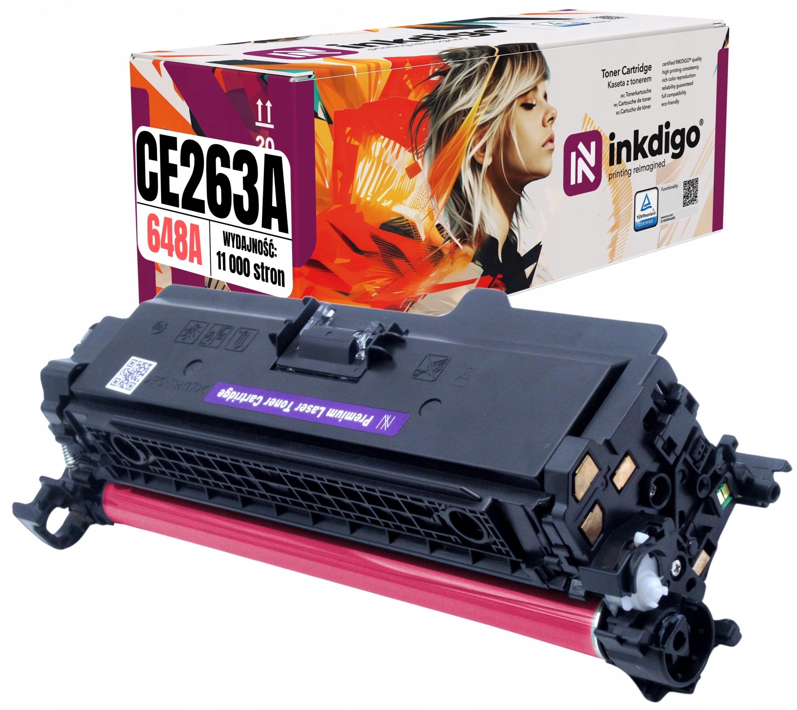 Toner Pro Hp CP4525dn Červený 647A CE263A
