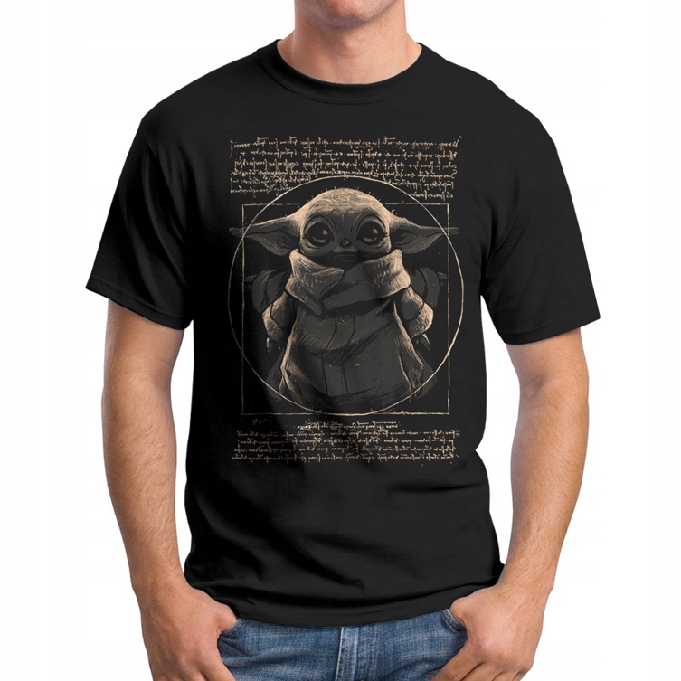 

Koszulka Męska Witruwiański Baby Yoda 2XL