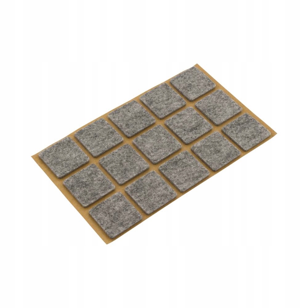 

Podkładka filcowa, filc kw. 28x28mm(15szt) Szara