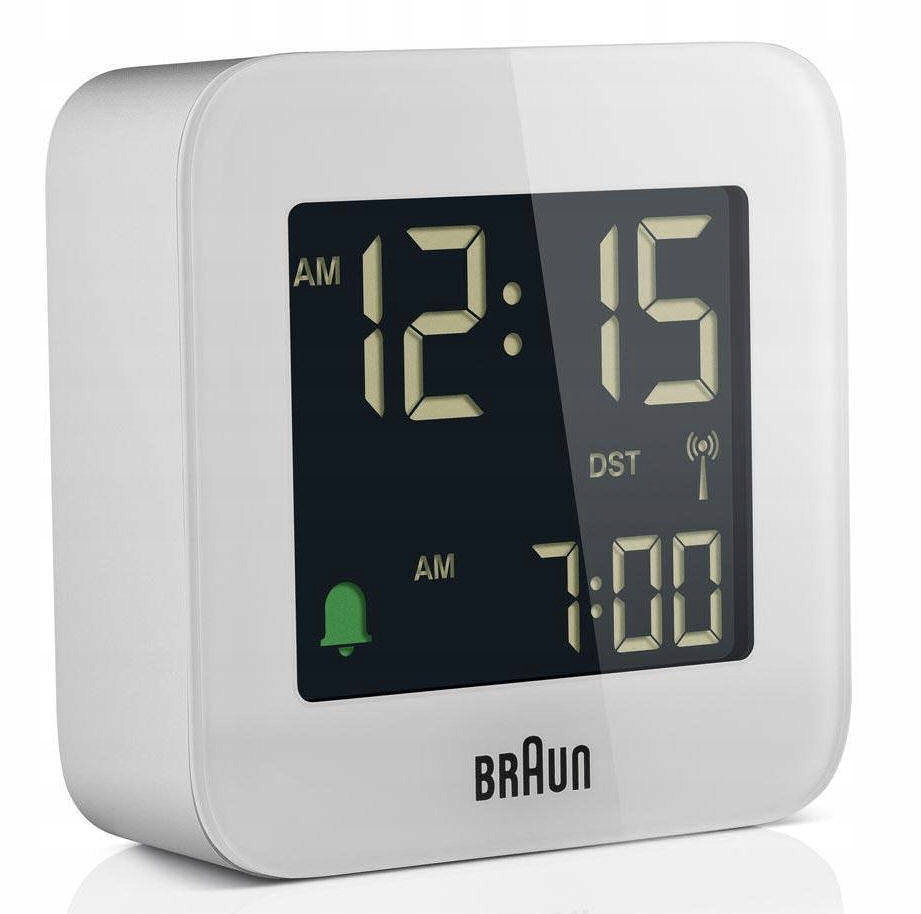 

Budzik Braun BC08W-RC Sterowany Radiowo Drzemka