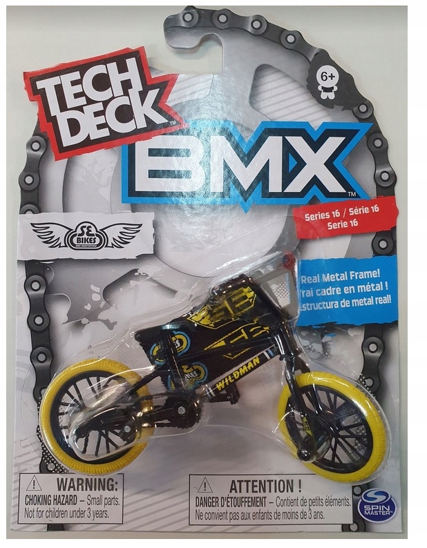 

Tech Deck Fingerbike Mini Bmx Metal Czarny