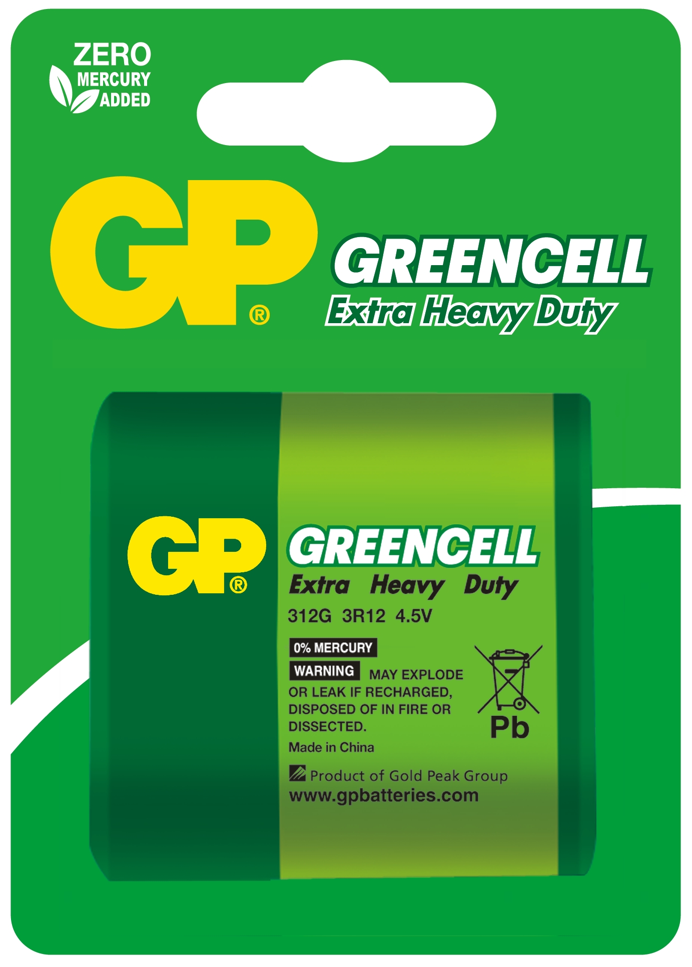 

Bateria Plaska 3R12 Gp Greencell 1 szt