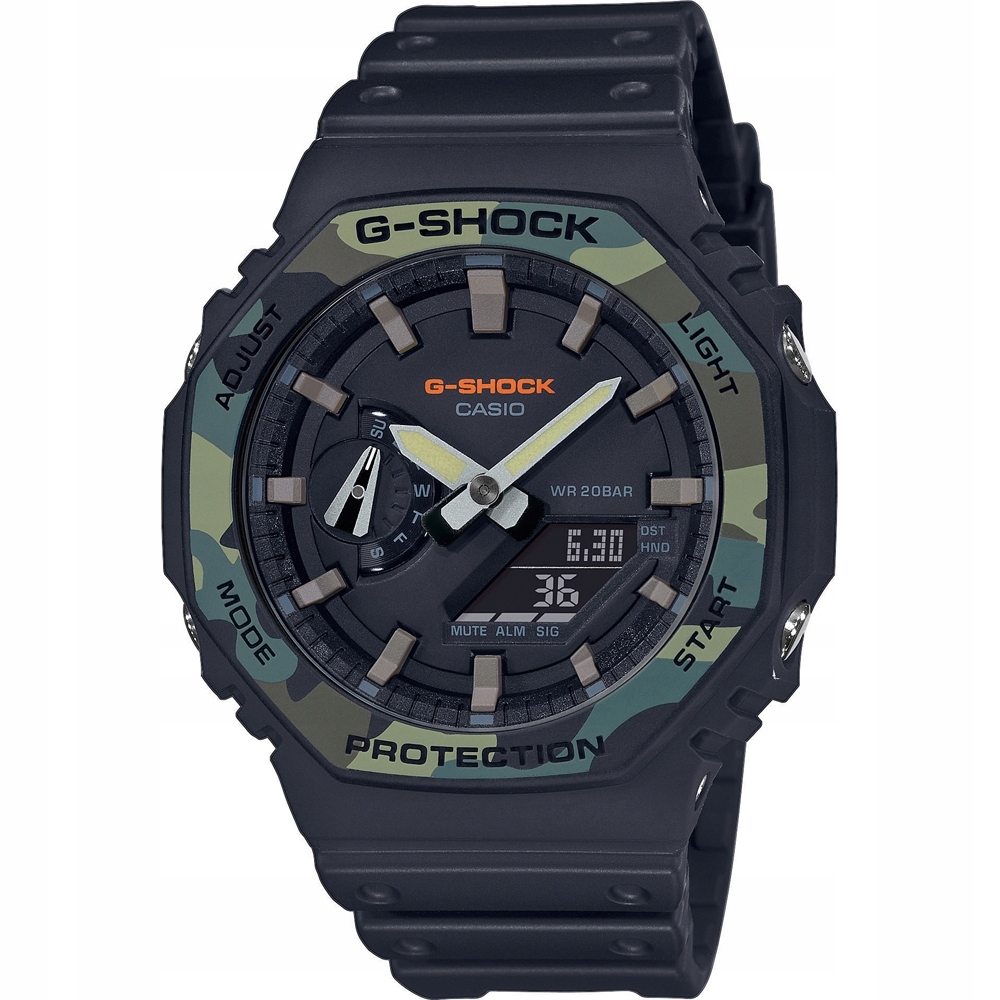 G-SHOCK GA-2100 ブラウン G-SHOCK GA-2100-2A2ER Casio Turquoise Blue TONE ON TONE