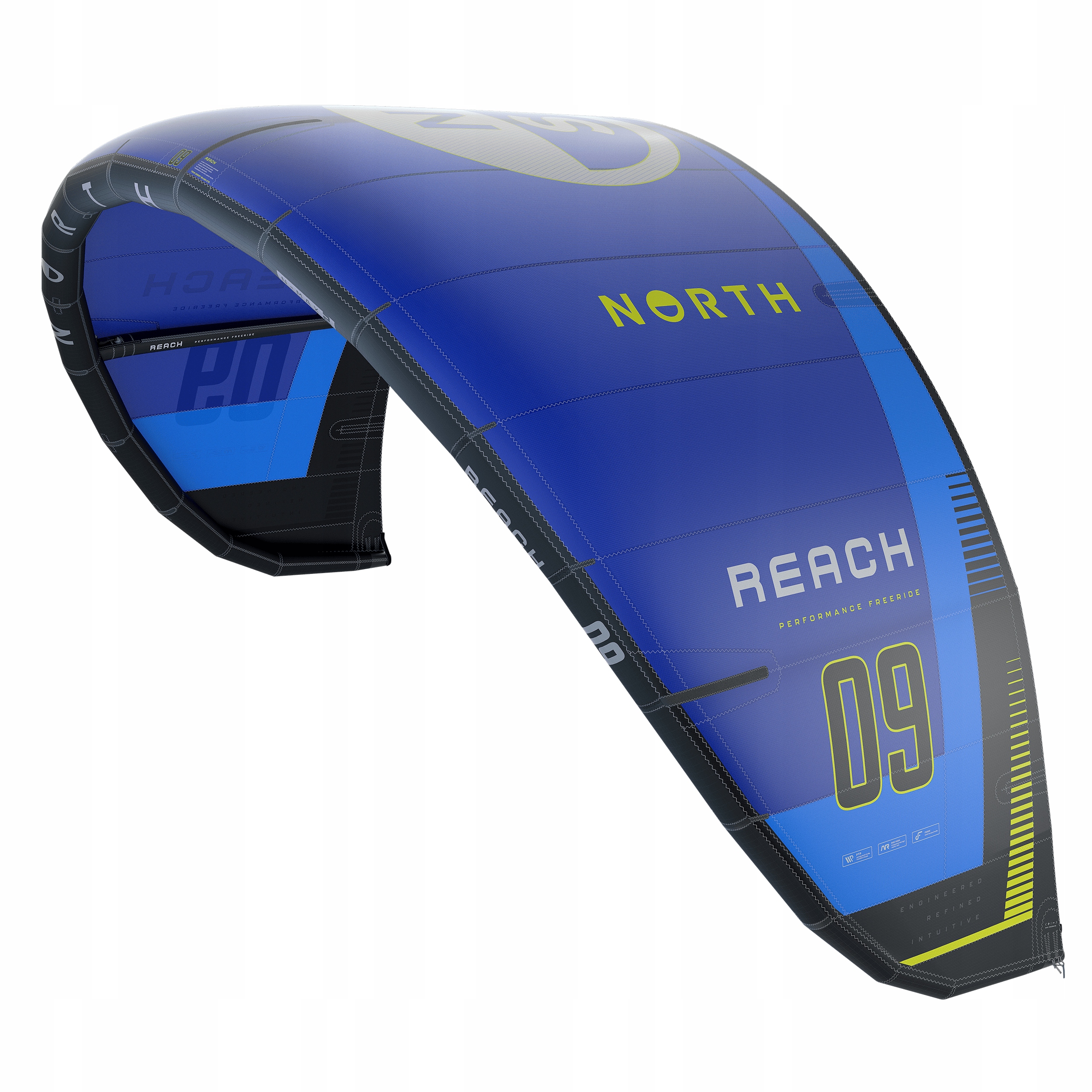 Létající drak North 2025 Reach Pacific Blue – 15 m2