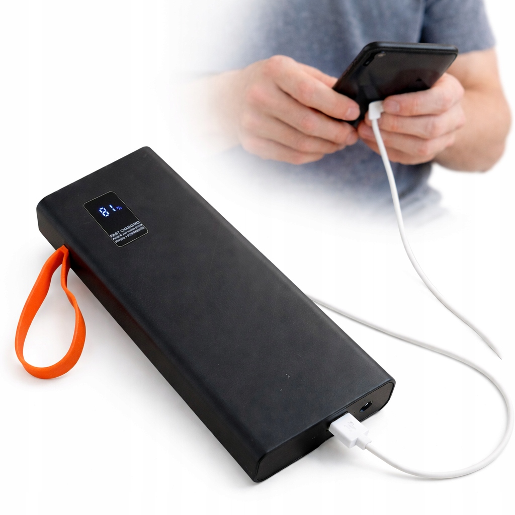 Powerbanka Extreme 30000 mAh Ultrarychlé nabíjení 66 W integrované do 4 kabelů