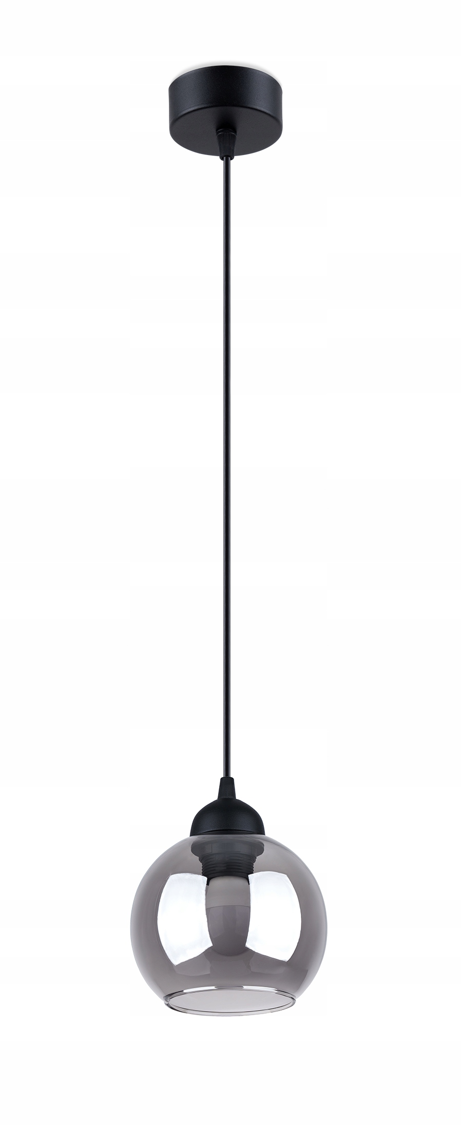 

Klasyczna Lampa wisząca sufitowa Kahri 1 czarna