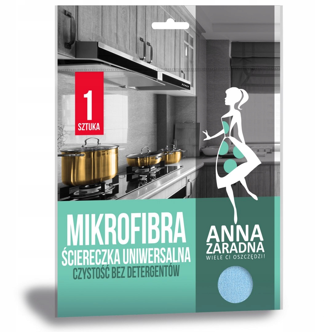 

Ściereczka uniwersalna z mikrofibry Anna Zaradna