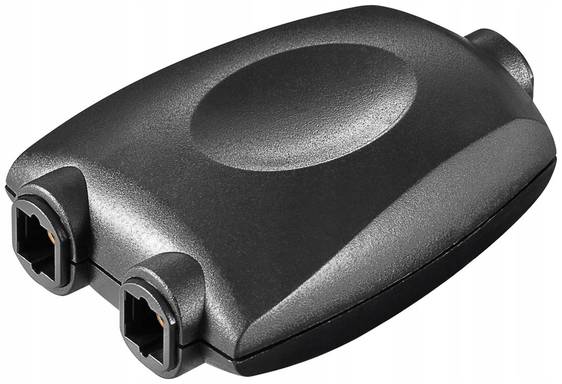 

Cyfrowy rozdzielacz audio Toslink 1 na 2 czarny