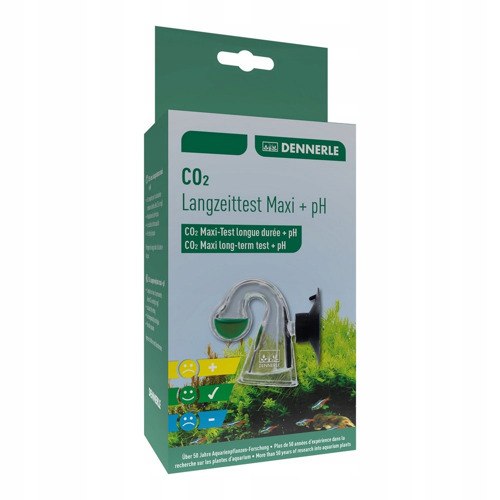 Levně Dlouhodobý Test CO2 Akvária Sklo Ph Monitorování Maxi Dennerle