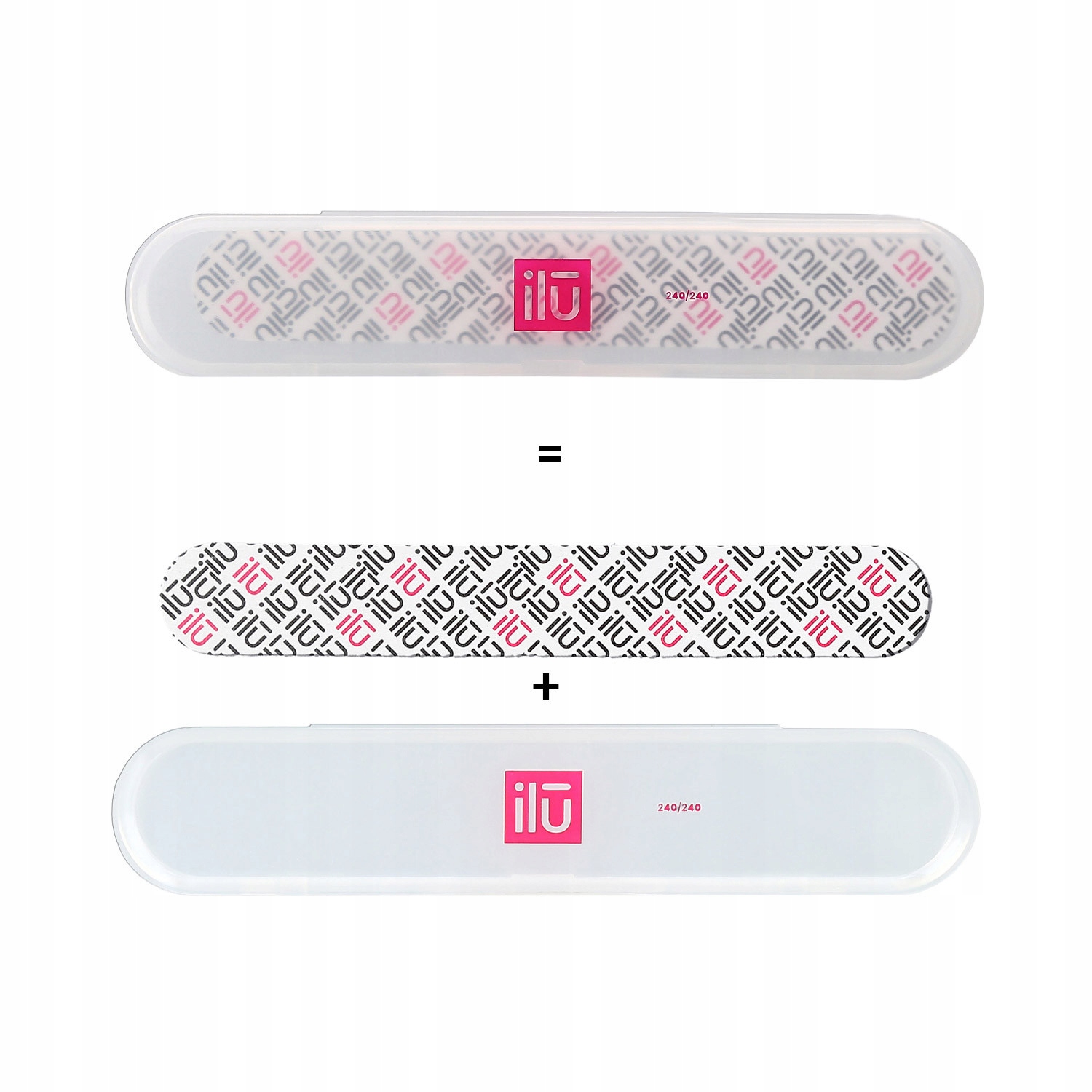 

Ilu Mały Pilnik Do Paznokci Prosty W Etui 240/240