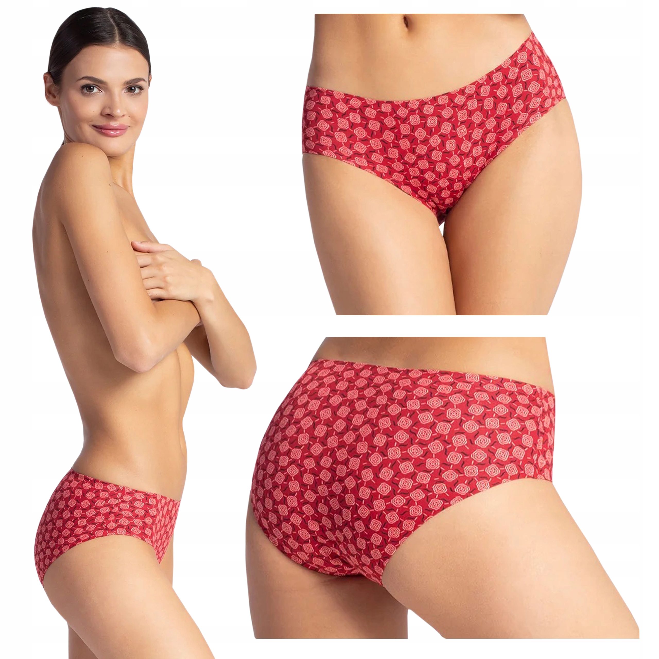 

Gatta bezszwowe majtki Bikini Comfort Print 09 L