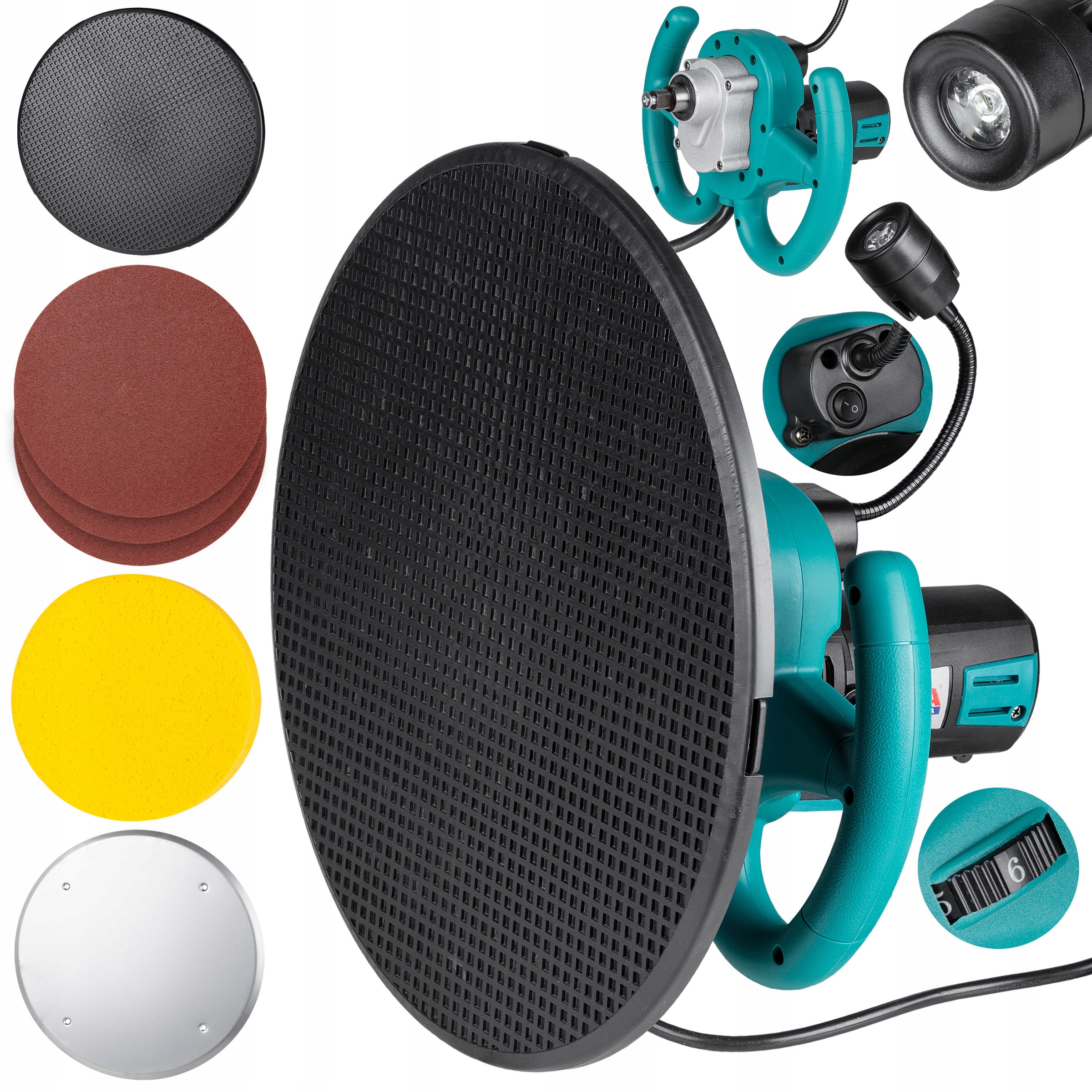 SZLIFIERKA POLERKA ZACIERACZKA DO TYNKÓW GŁADZI ZACIERANIA TYNKÓW TYNK