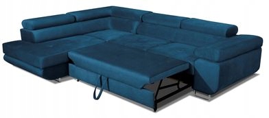 Narożnik ASTON funkcja spania regulowane zagłówki Kolekcja Narożniki