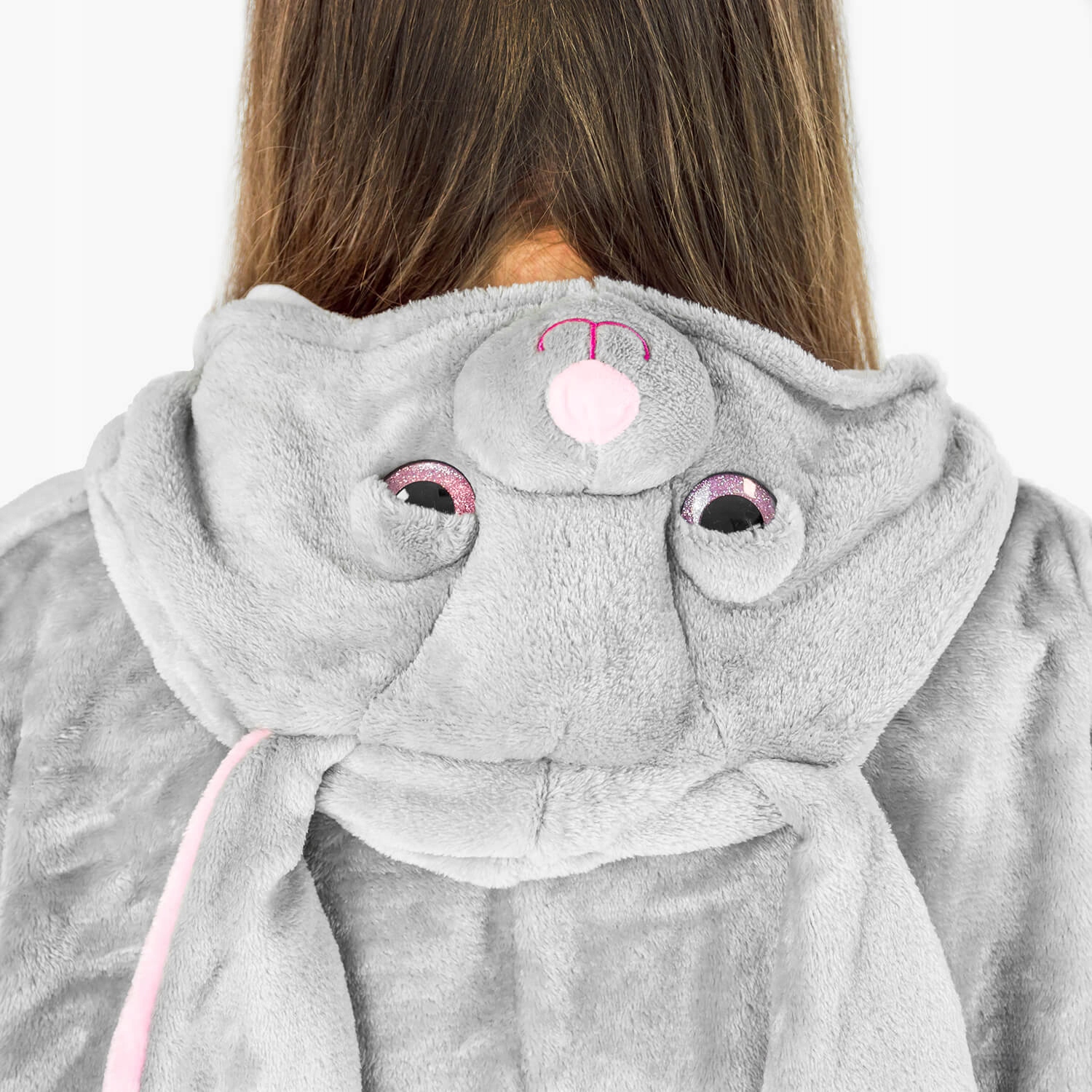 Dámské pyžamo overal králík onesie kigurumi kombinéza na zip M