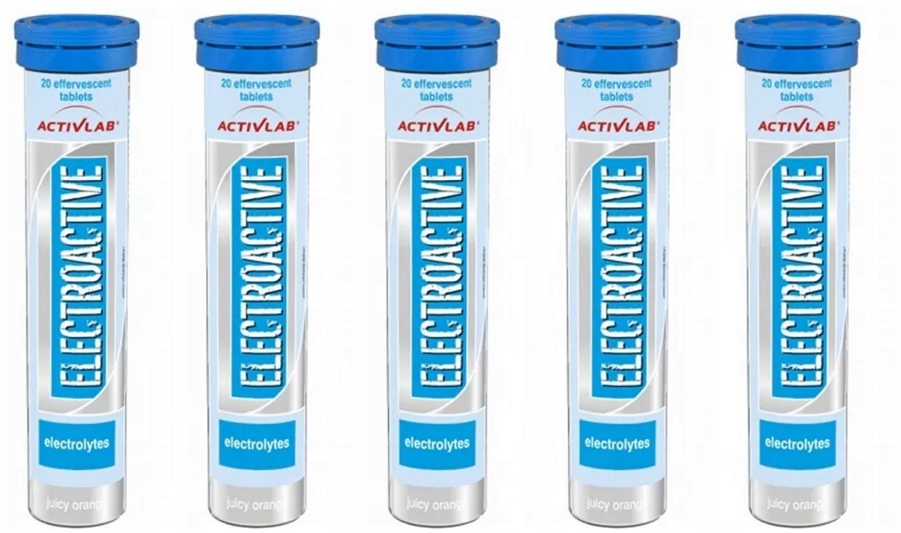 Activlab Pharma Elektrolity, Saveur Citron Vert - 20 Comprimés Effervescents Pour Réhydratation