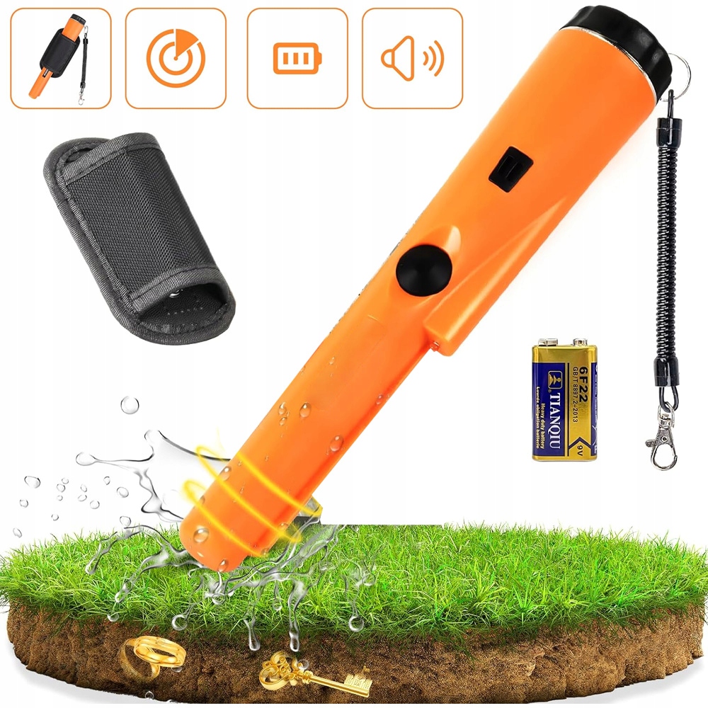 PINPOINTER WYKRYWACZ METALU PRO POINTER Z LED INDICATOR 9V BATERIA IP67