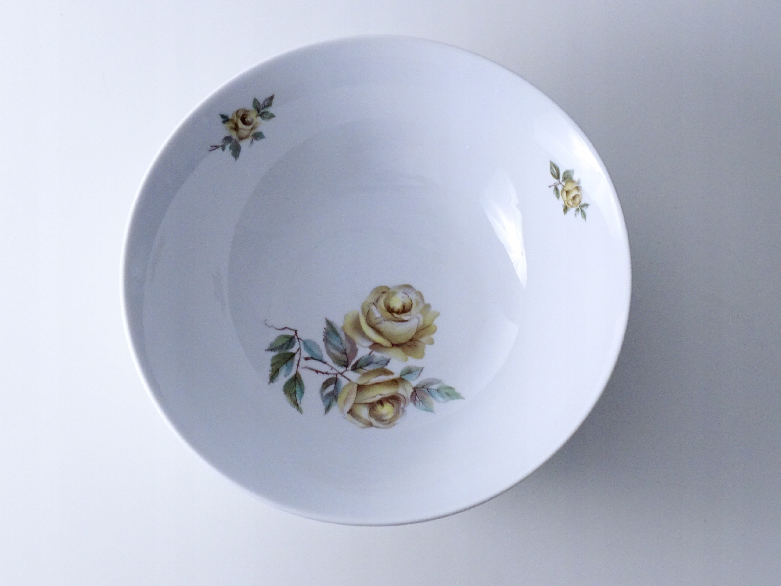 PIĘKNA SALATERKA MISA PATERA PORCELANOWA RÓŻA