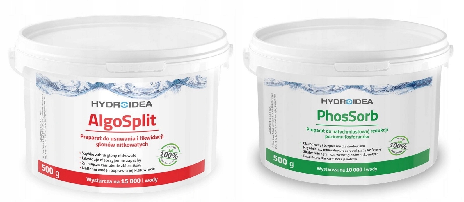 PhosSorb 500g + AlgoSplit 500g WALKA Z GLONAMI