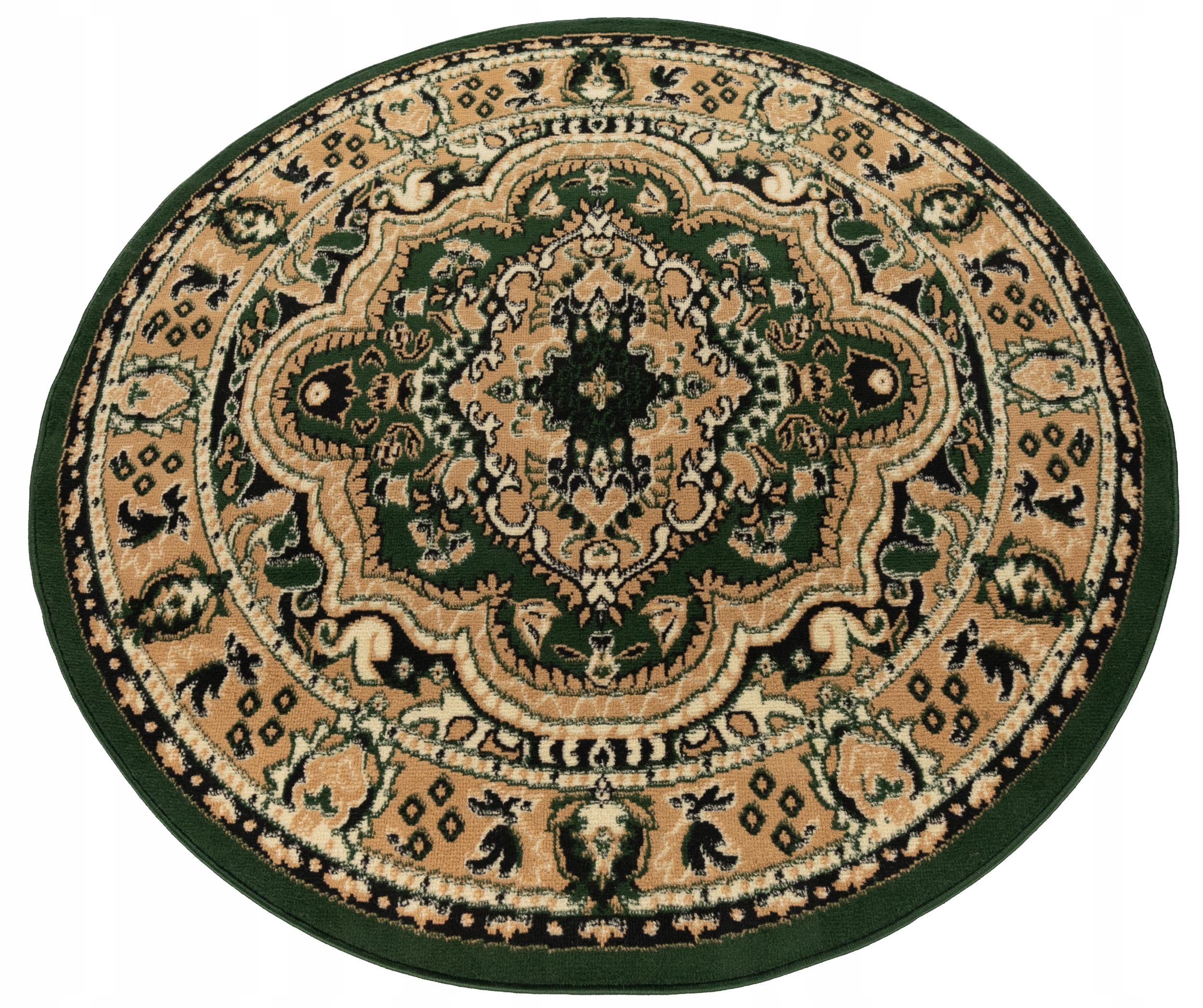 Dywan Koło Bcf 140x140 Klasyczne Modne Solidne Tureckie Dywany 21g