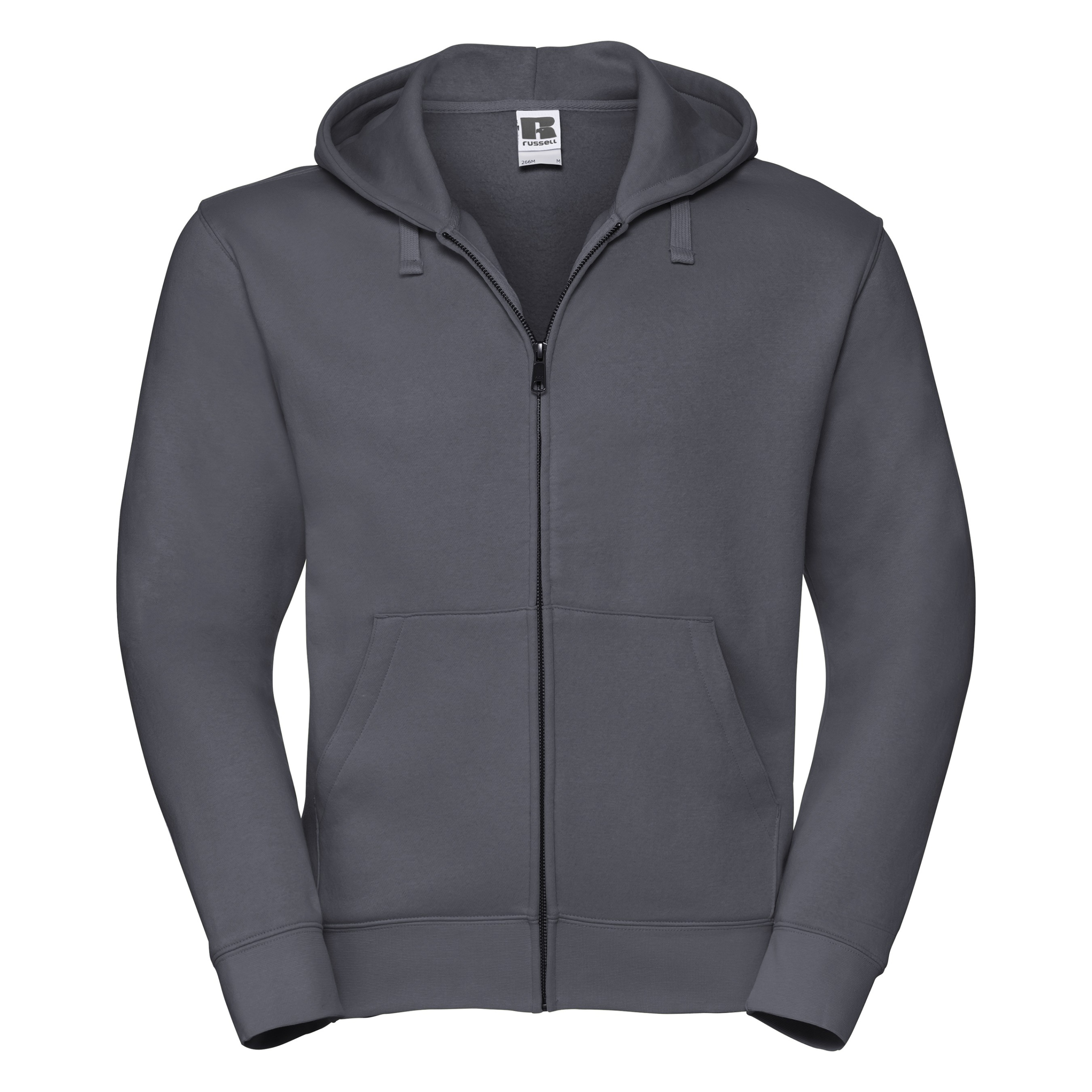 Pánská rozepínací mikina s kapucí Authentic Konvojově šedá vel. 4XL