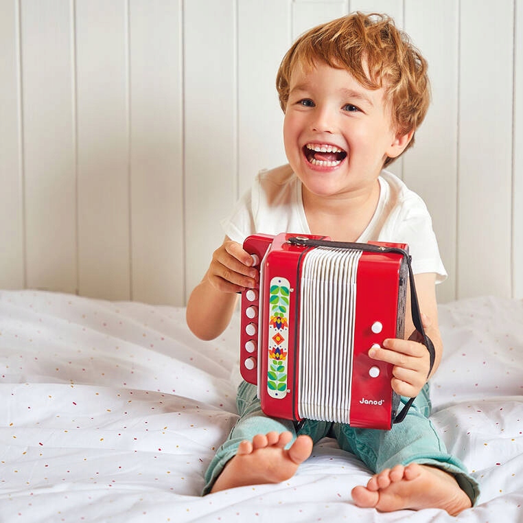 Janod Akordeon Gioia 3+ Wiek dziecka 3 lata +