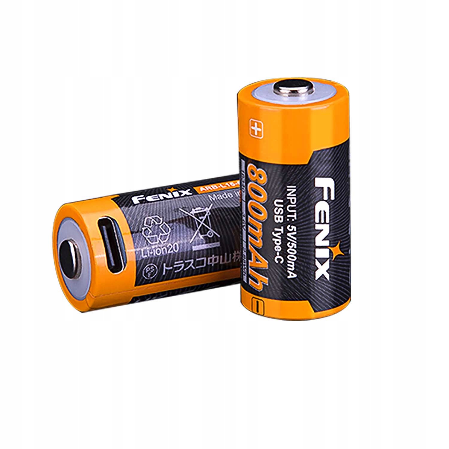 Akumulator Fenix ARB-L16U 16340 800 mAh 3.6V ładowanie przez micro Usb