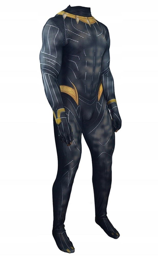 STRÓJ CZARNA PANTERA SKIN COSPLAY 164/170 + MASKA Rozmiar S