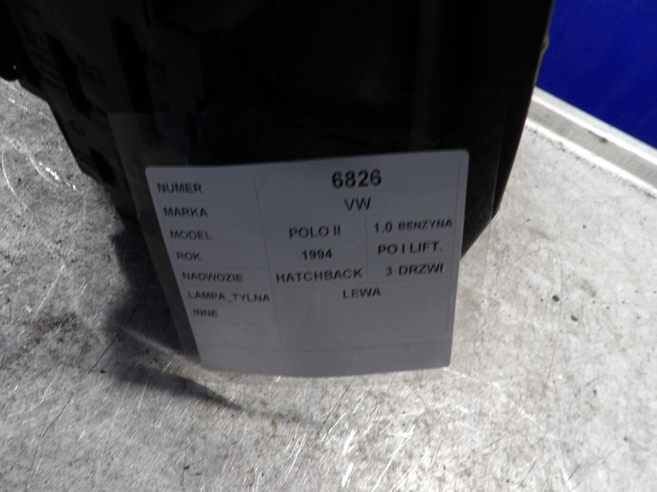 VW Polo II licht hinten links