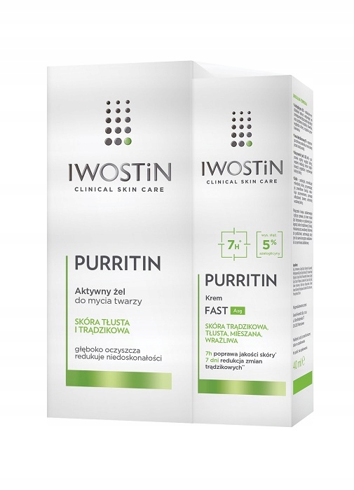 

Zestaw Iwostin Purritin Żel Do Mycia Twarzy krem