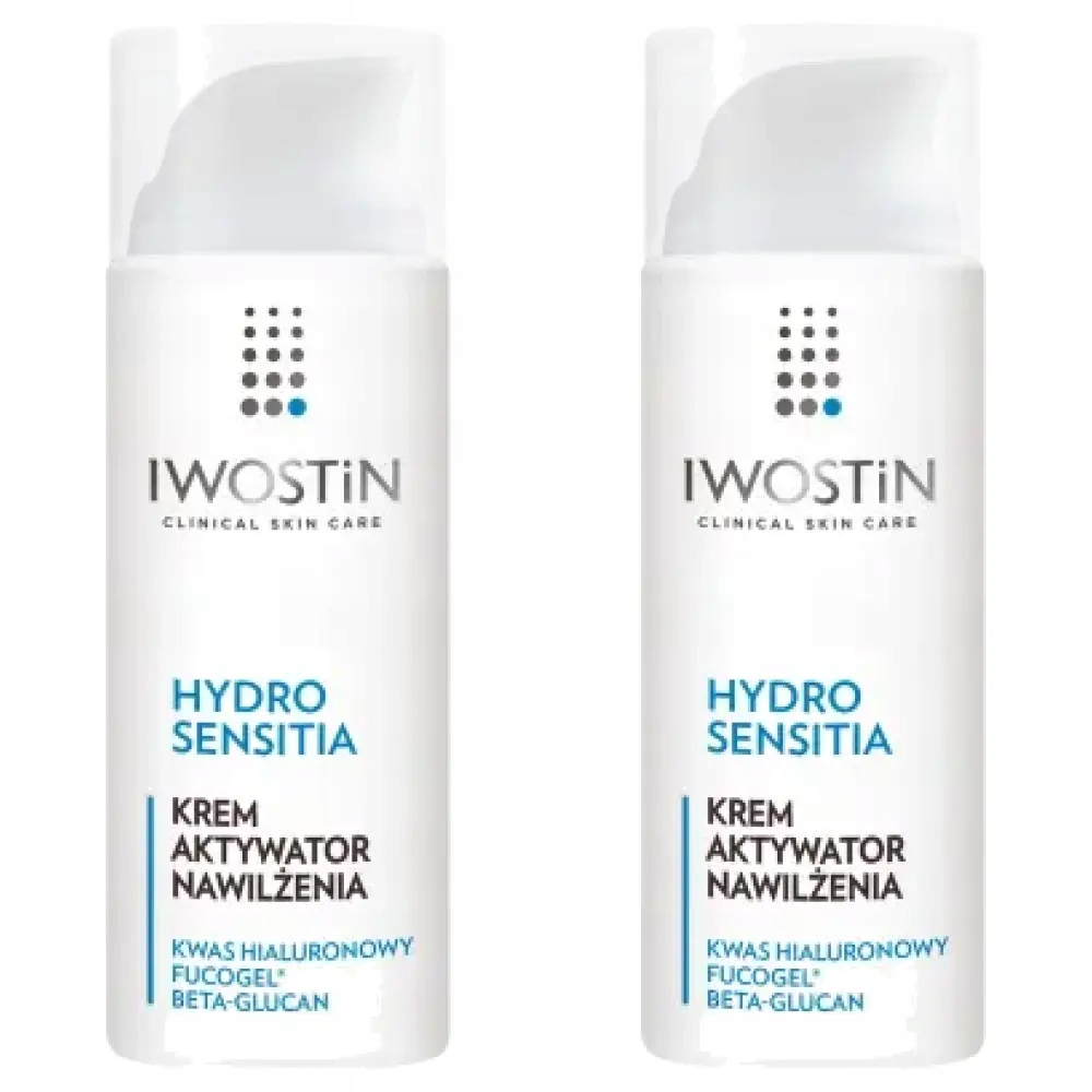 2x Iwostin Hydro Sensitia Krem aktywator nawilżenia, 50 ml