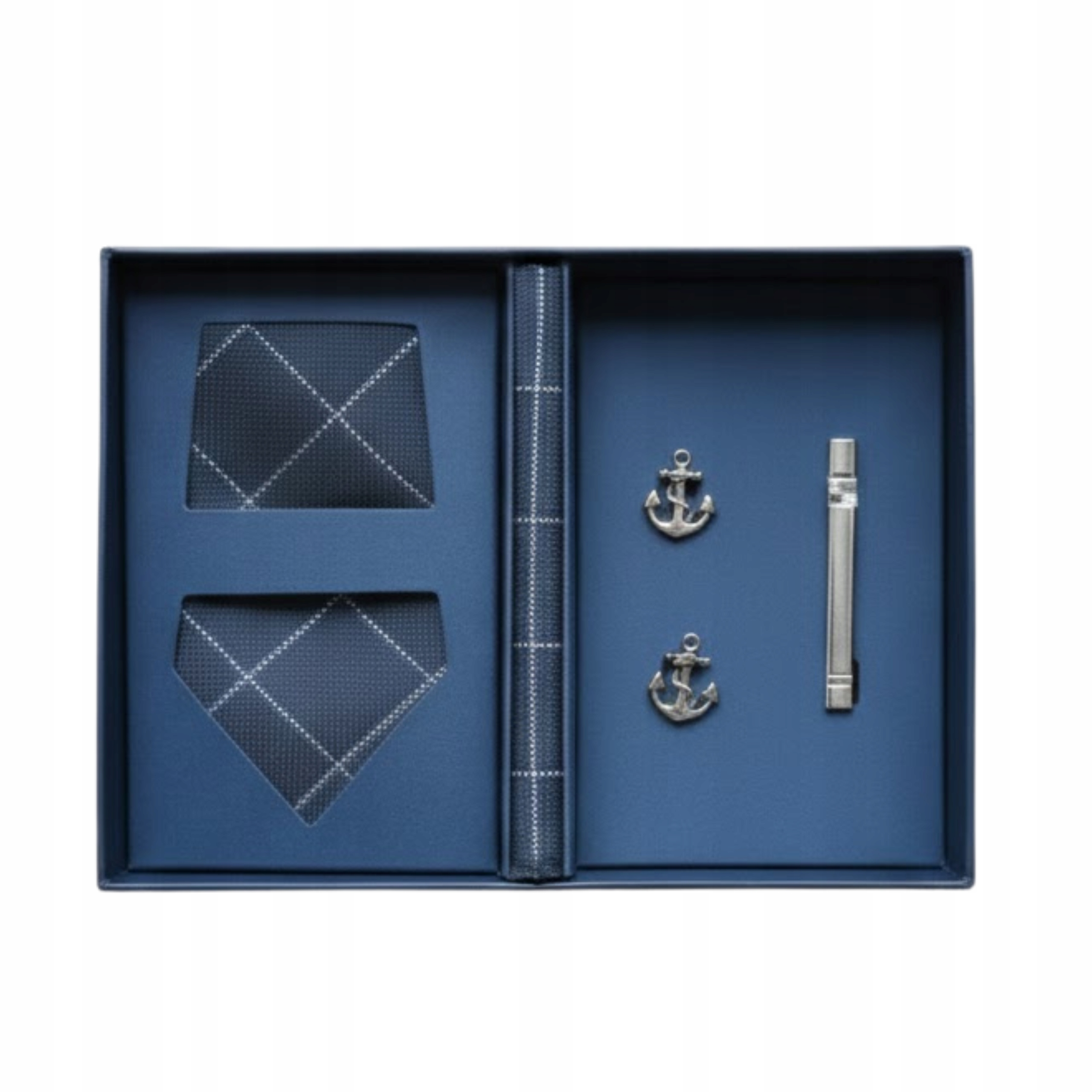 Dárková Sada Kravata Kapesníček Manžetové Knoflíčky Pánský Elegantní Styl K Obleku