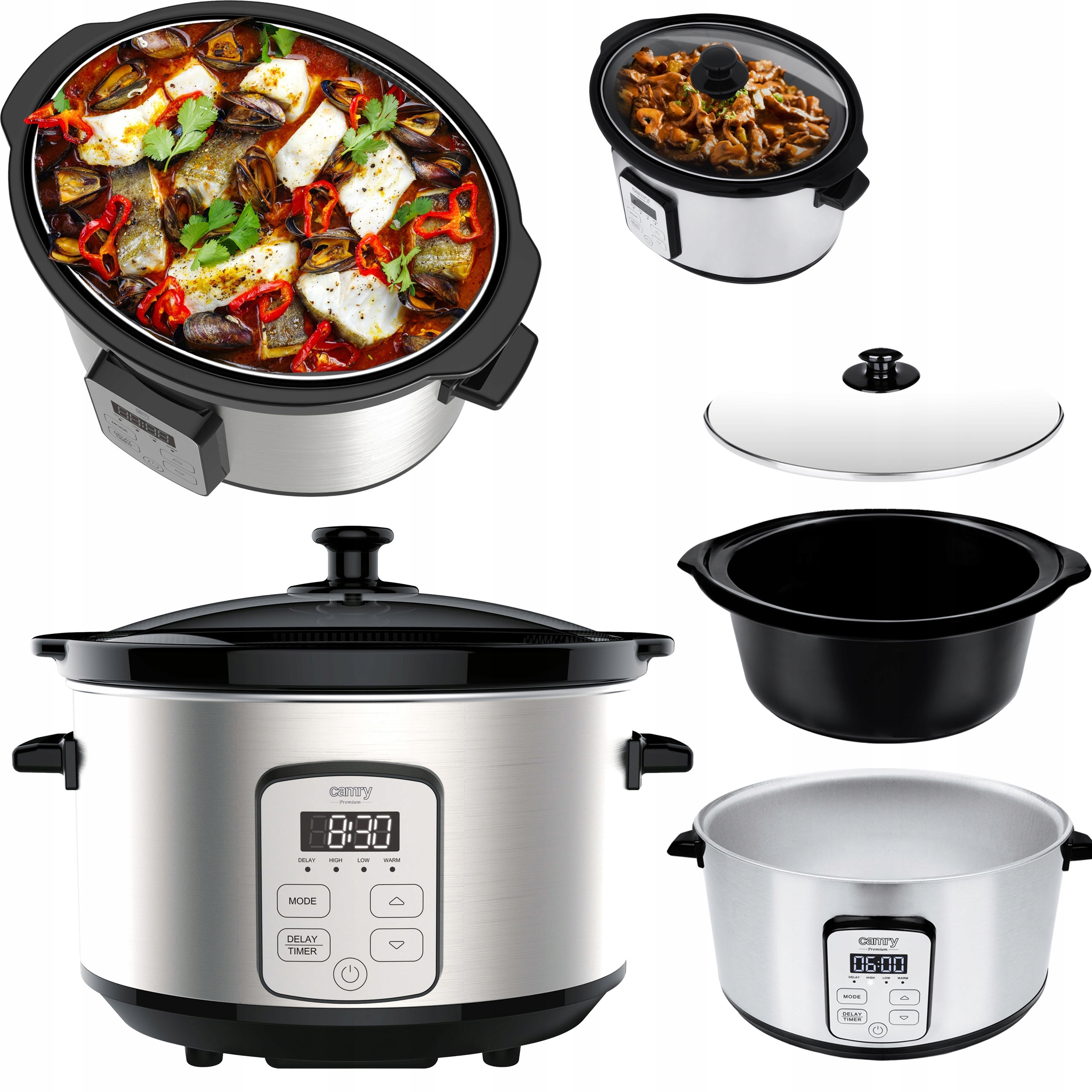 Pomalý Hrnec Na Pomalé Vaření, 4,7 L, Jednohrncové Pokrmy Z Masa