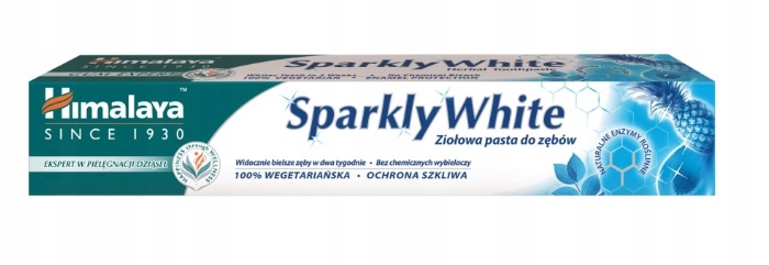 

Himalaya Herbals pasta do zębów Sparkly White75ml