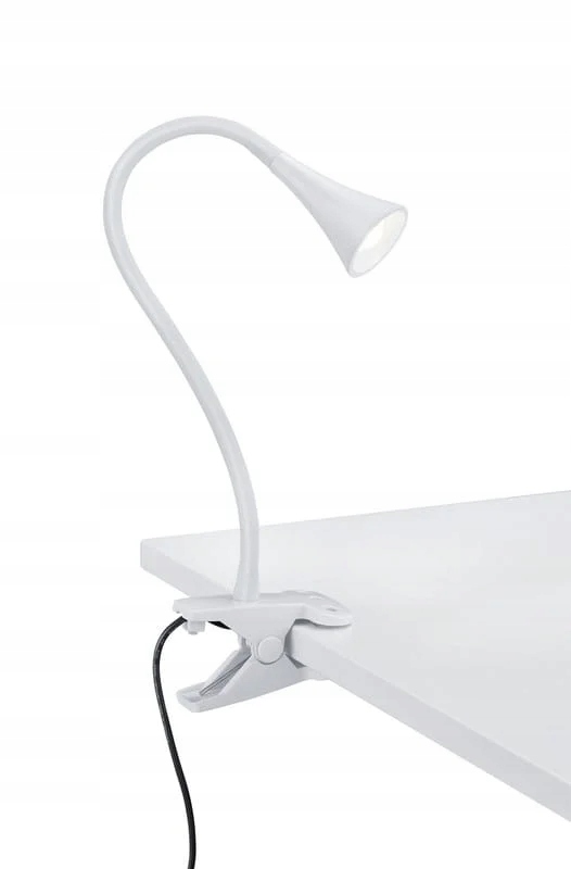 Stolní lampa s klipem Viper bílá Rl R22398101