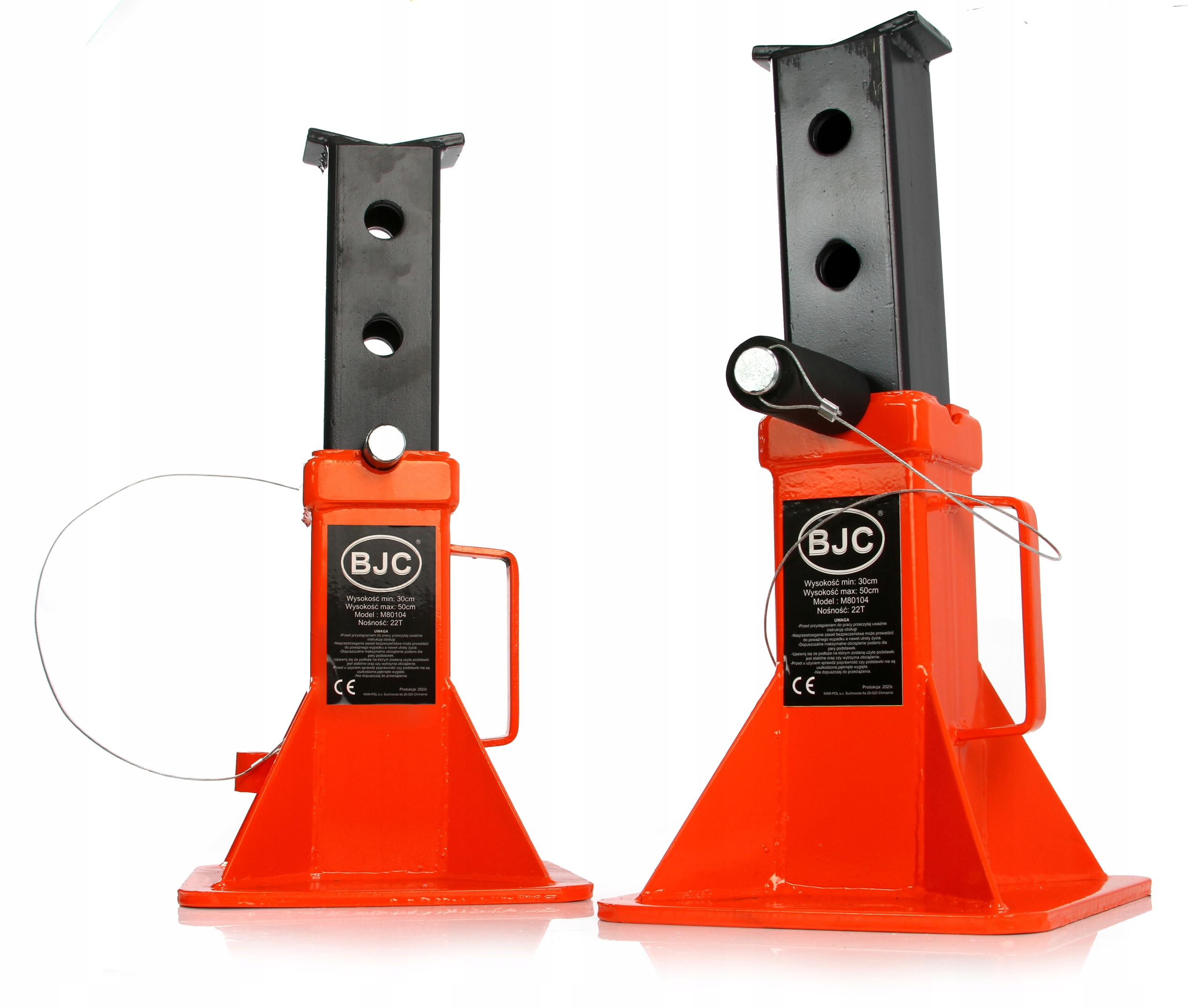 ДЖЕРКИ СТІЙКИ МАЙСТЕРНЯ ОПОРИ ДЛЯ ЛЕГКОВИХ І ВАНТАЖНИХ АВТОМОБІЛІВ З БЛОКИРОВАННЯМ 22Т Марка BJC