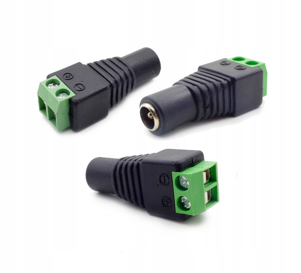 

Gniazdo złączka DC 2,1 x 5,5 mm Led Cctv żeńska