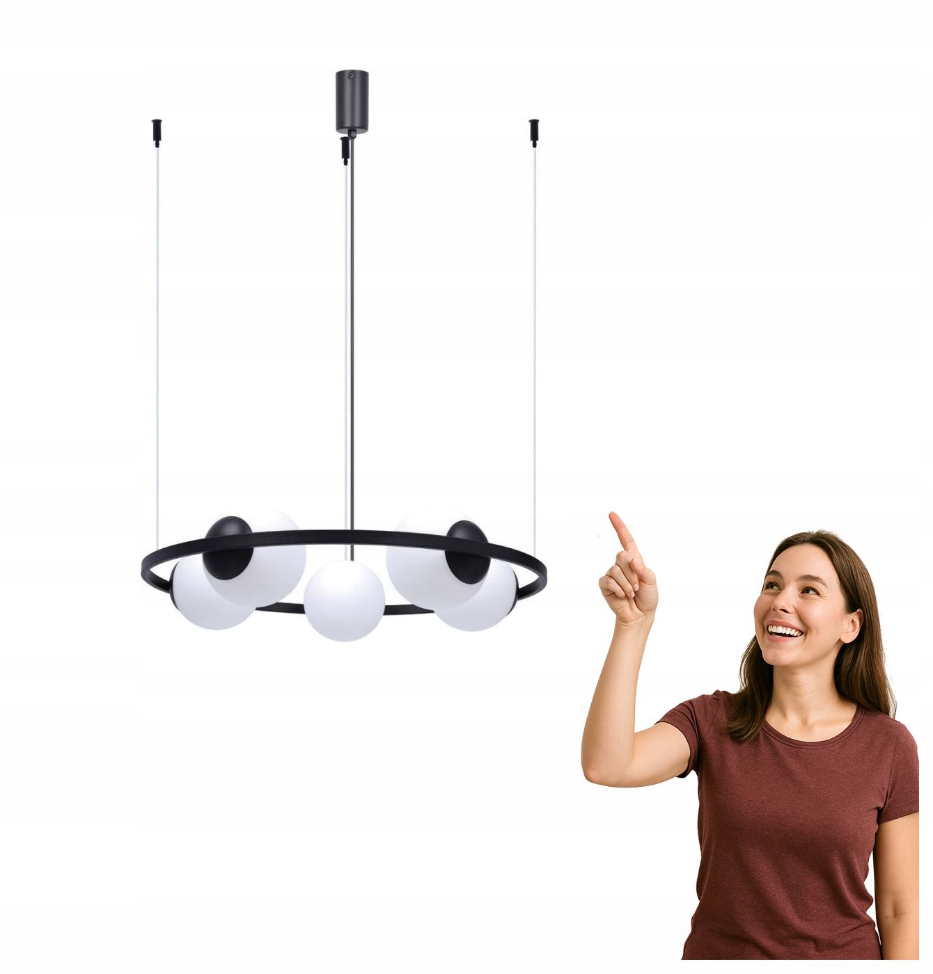 Závěsná lampa Orbit 5 5011 Zuma Line