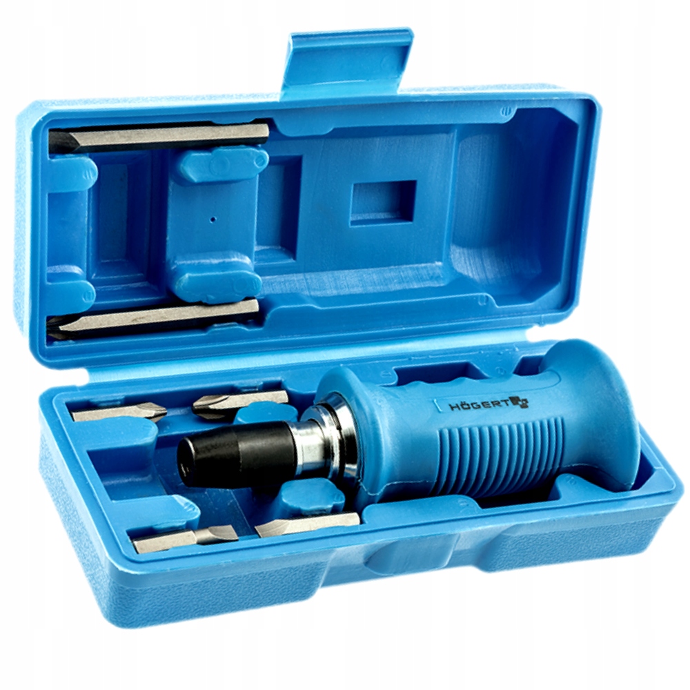 Wykrętak wkrętak udarowy Prawo/Lewo 1/2' + końcówki bity, Hogert Liczba elementów zestawy