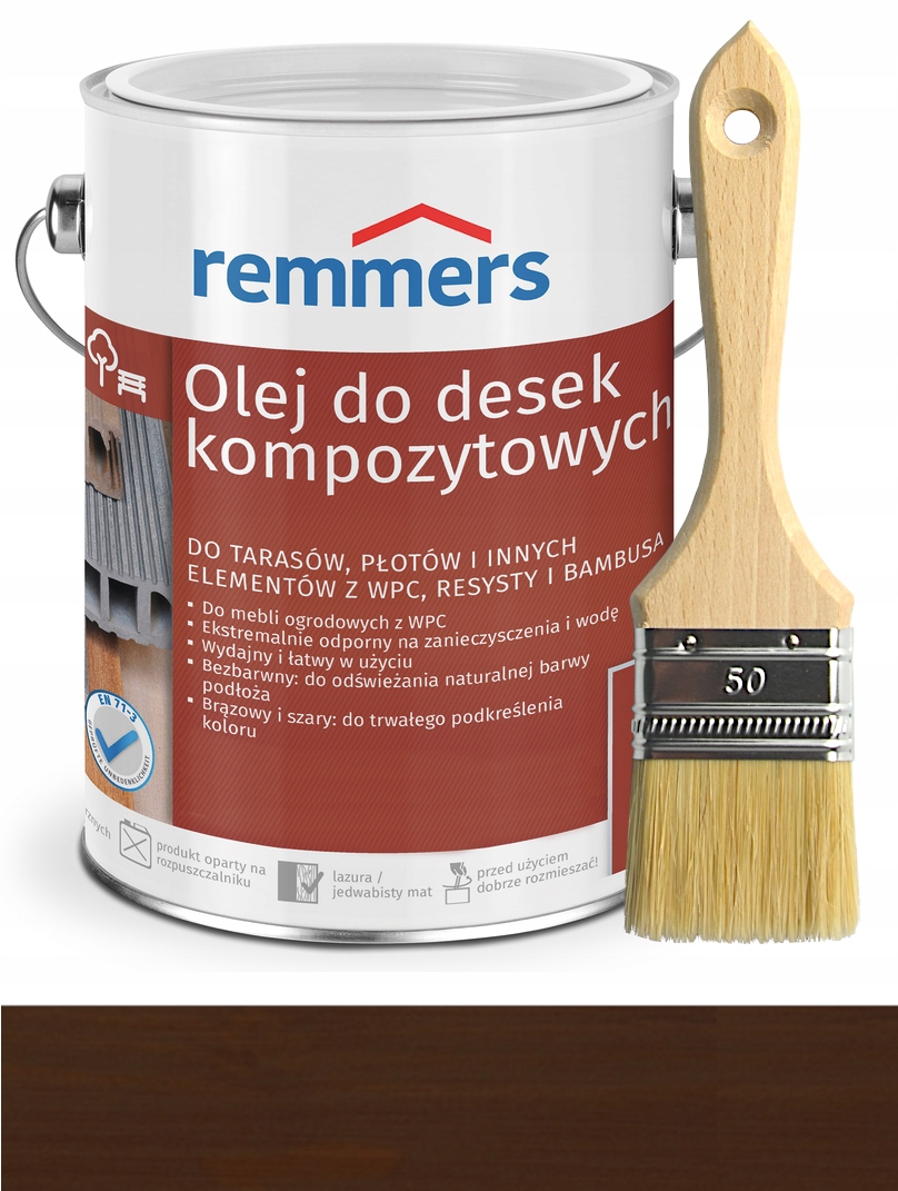 

Remmers Wpc Olej do kompozytów,tarasu brązowy 2,5L