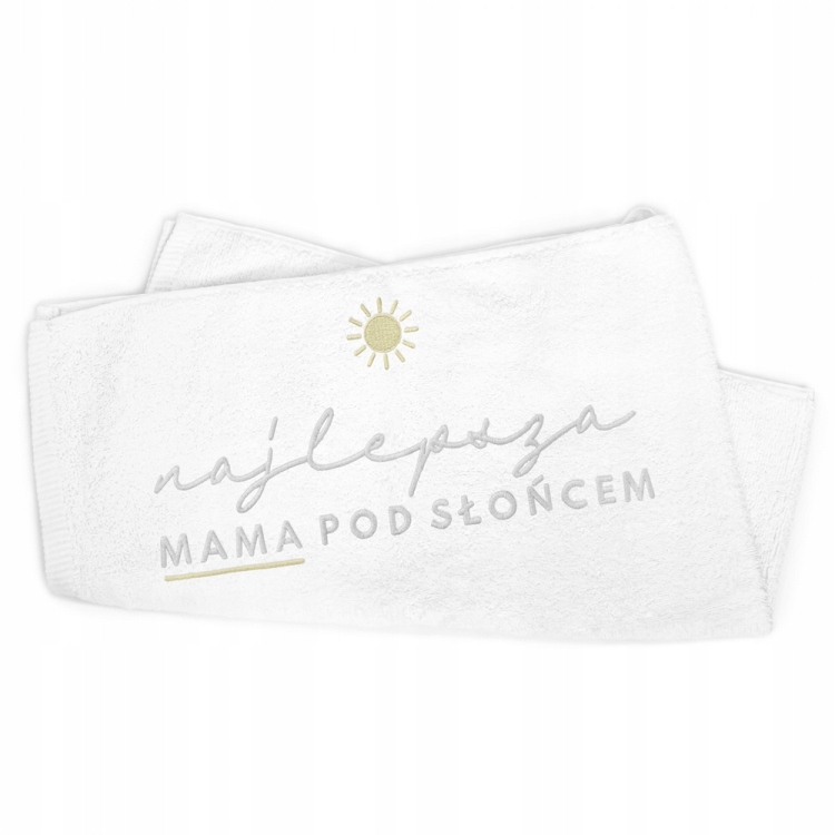 

R02 Ręcznik haftowany Najlepsza Mama Pod Słońcem